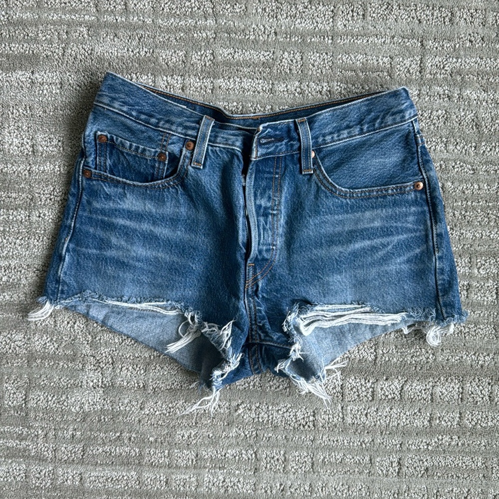 Levi cutoff shorts